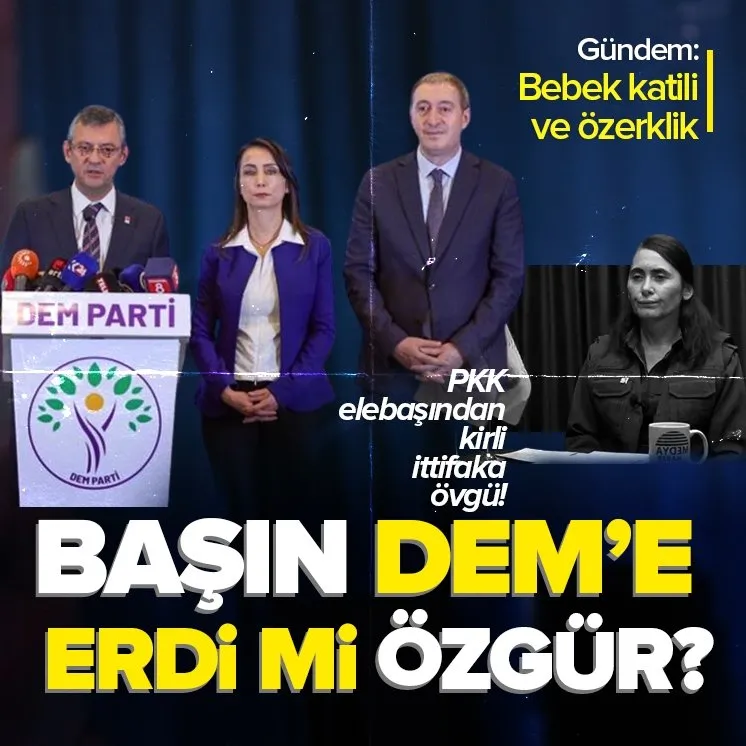 PKK elebaşı CHP-DEM ittifakını övdü!