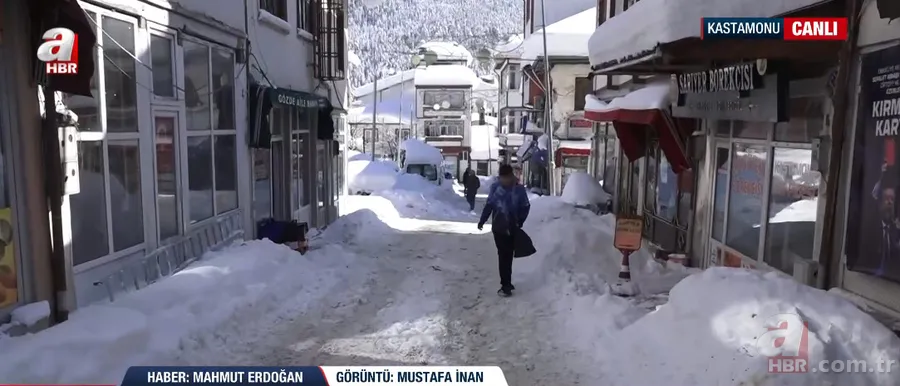 Görüntüler Sibirya’dan değil Türkiye’den! A Haber canlı yayınında şoke eden anlar 16