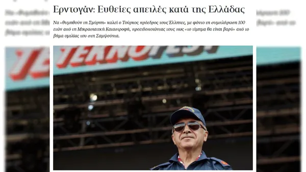 Başkan Erdoğan’ın İzmir’i unutma mesajı Yunanistan’ı titretti! Manşetler alev alev: Meydan okudular