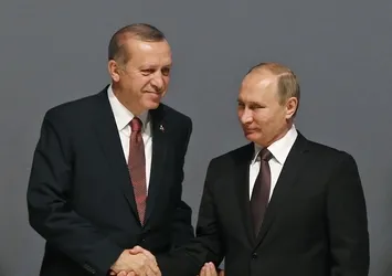 Erdoğan Putin'le görüştü