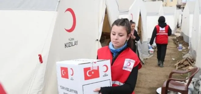 Türk Kızılay’ı depremzedelerin yanında! Gönüllü kadınlar sahada