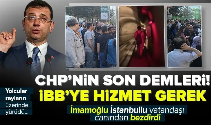 İmamoğlu İstanbullu vatandaşı bezdirdi