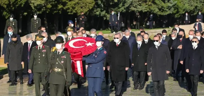 Son dakika: Başkan Erdoğan ve devlet erkanı Anıtkabir’de