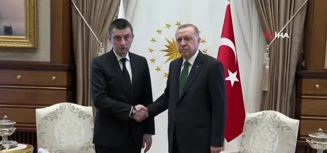 Başkan Erdoğan Gürcistan Başbakanı Gakharia’yı kabul etti