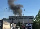 Fabrika yangını! Siyah dumanlar yükseldi