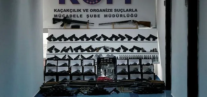 Adana ve Gaziantep’te silah kaçakçılığı operasyonu