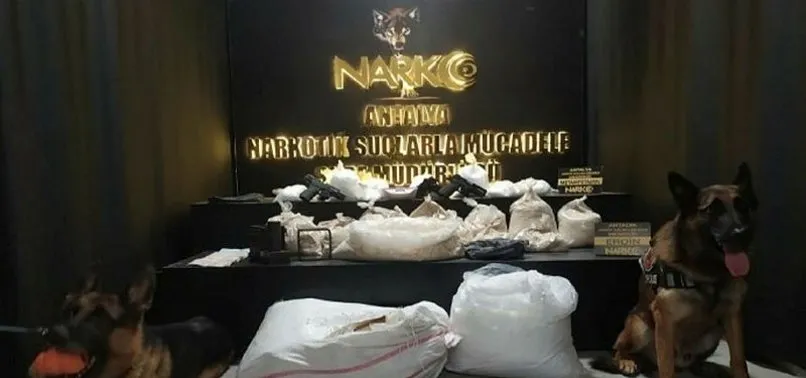 Antalya'da 35 kilogram eroin ele geçirildi