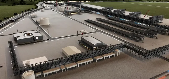 Karadeniz’de keşfedilen doğal gazın işleneceği tesisin maketi ortaya çıktı