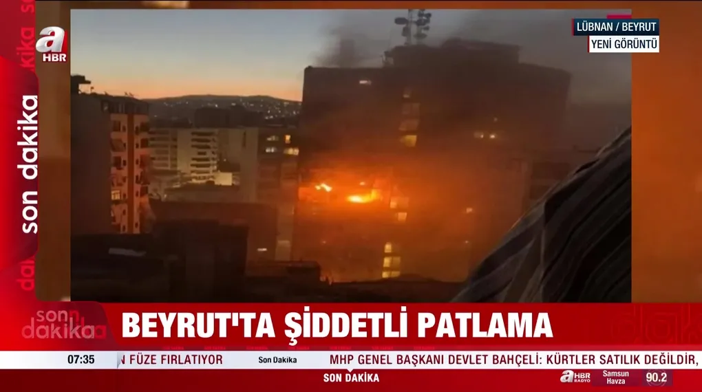 Beyrut'ta şiddetli patlama