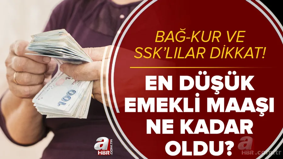 En düşük emekli maaşı ne kadar oldu? Ocak 2022 SSK Bağ-Kur emekli maaşı taban fiyatı ne kadar, kaç TL? 1