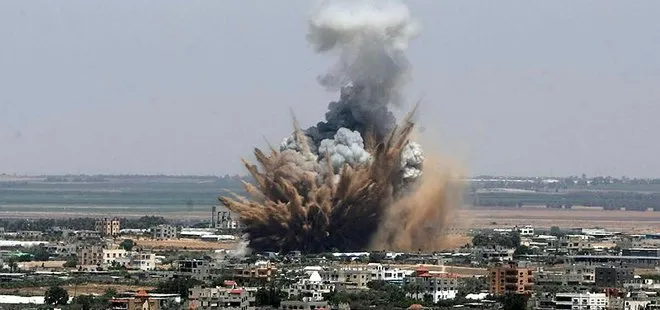 İsrail jetleri Gazze’ye saldırdı! Çok sayıda yaralı var