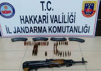 Hakkari kırsalında mühimmat ele geçirildi