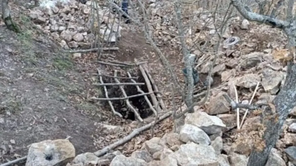 15 metrelik kuyuda yakalandılar