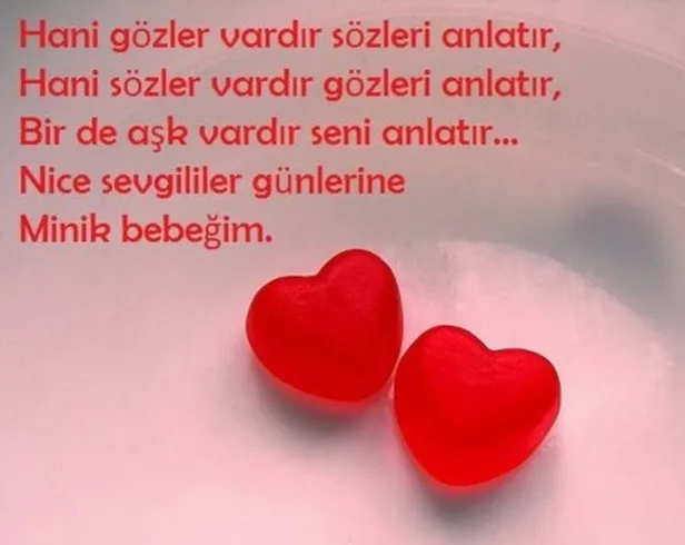 Sevgiliye, eşe, nişanlıya, sözlüye sevgililer günü mesajları-sözleri! Erkeğe kadına romantik, duygusal 14 Şubat sevgililer günü mesajları...