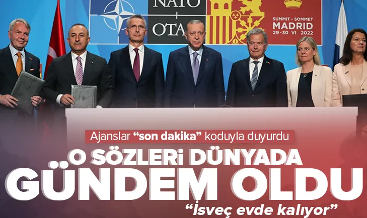 Başkan Erdoğan’ın sözleri dünyada gündem oldu