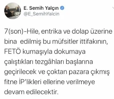 MHP Genel Başkan Yardımcısı Semih Yalçın: Meral Akşener karantina altına alınsın - 9