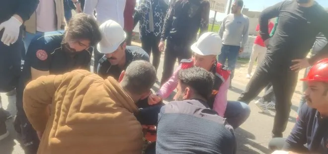 Mardin’de motosikletten düşen kadın ağır yaralandı