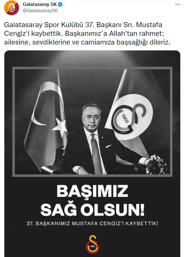 Son dakika: Galatasaray’ın eski başkanı vefat etti | Mustafa Cengiz kimdir
