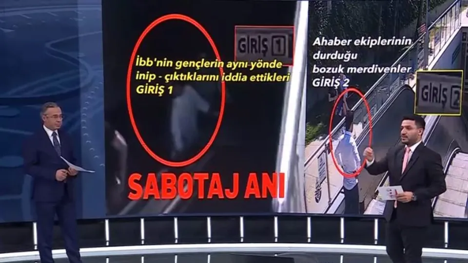 Murat Ongun’dan A Haber’e İftira! A Haber Muhabiri Mehmet Karataş İBB’nin ‘yürümeyen merdiven’ gerçeğini belgelerle açıkladı