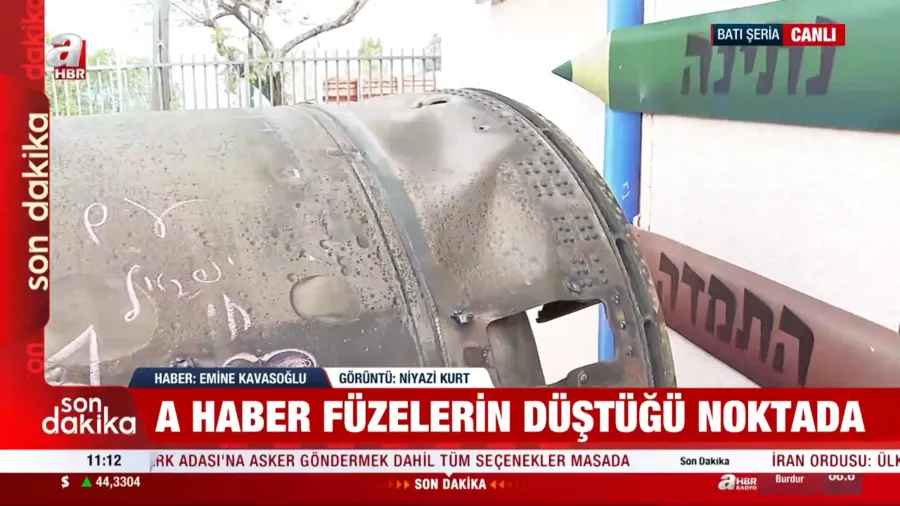 İsrail'in "vurulduk" tiyatrosu A Haber ekranında deşifre oldu - 1