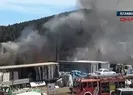 Yediemin otoparkında yangın! Kırmızı alarm