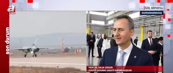 TUSAŞ'tan Kahramanmaraş'a dev tesis! Savunma Sanayii Başkanı Prof. Dr. Haluk Görgün A Haber'de - 2
