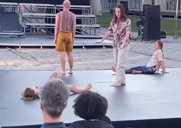 İBB'den bir garip doğaçlama dans daha! Bu sefer adres Kadıköy'deki Müze Gazhane