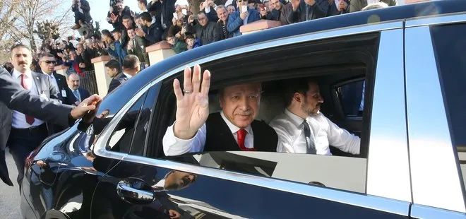Cumhurbaşkanı Erdoğan, Gümülcine’de coşkuyla karşılandı