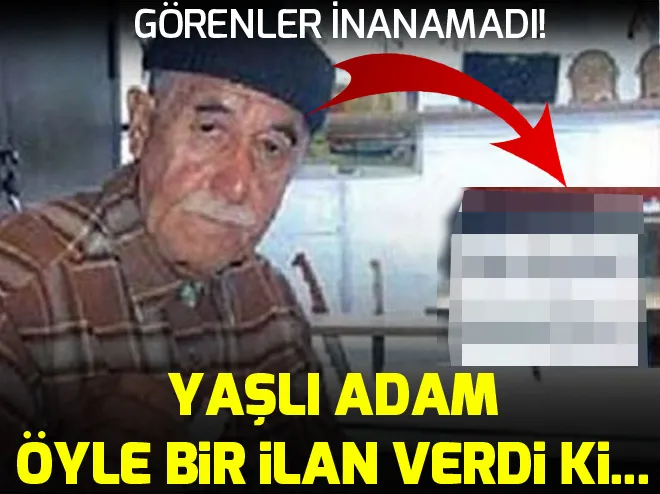 YaÅlÄ± adam Ã¶yle bir iÅ yapÄ±yor ki...