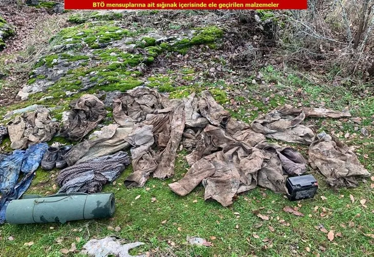 Diyarbakır’da PKK’lı teröristlerin barındığı yerler imha edildi