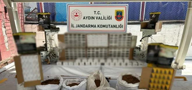 Aydın'da kaçak sigara operasyonu: 1 gözaltı