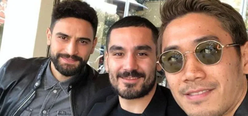 İlkay Gündoğan Mehmet Ekici ve Kagawa ile buluştu