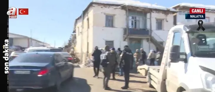 İşte depremin yıktığı Doğanşehir! A Haber canlı yayınında vatandaş böyle seslendi: Devlet burada her şey burada