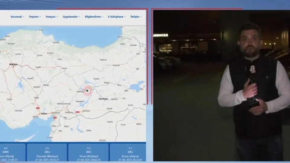 Elazığ’da 4.9’luk deprem! Çevre illerden de hissedildi