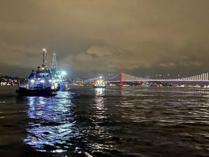 İstanbul Boğazı’nda kırmızı alarm! Arızalanan gemi için seferberlik