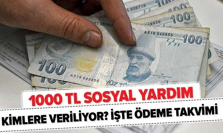 Sosyal yardım parası sorgulama: 1000 TL sosyal nakdi yardım yattı mı? 1000 TL destek kimlere verilecek?