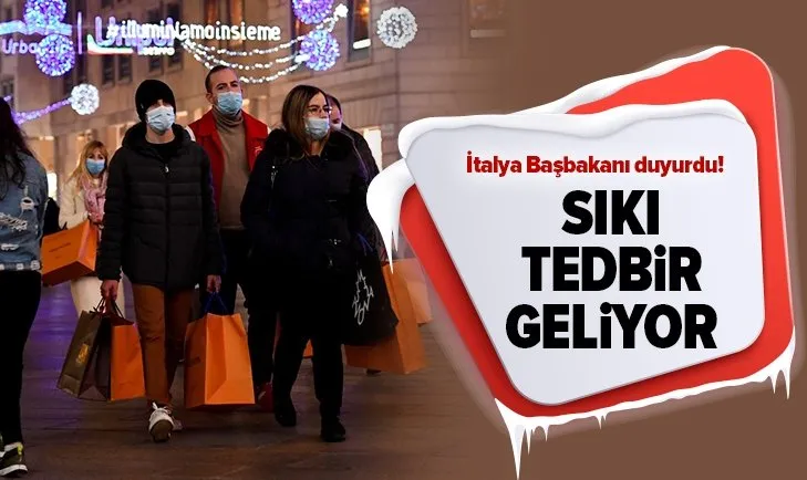 İtalya Başbakanı Giuseppe Conte duyurdu! Noel ve yılbaşı döneminde sıkı Kovid-19 tedbiri