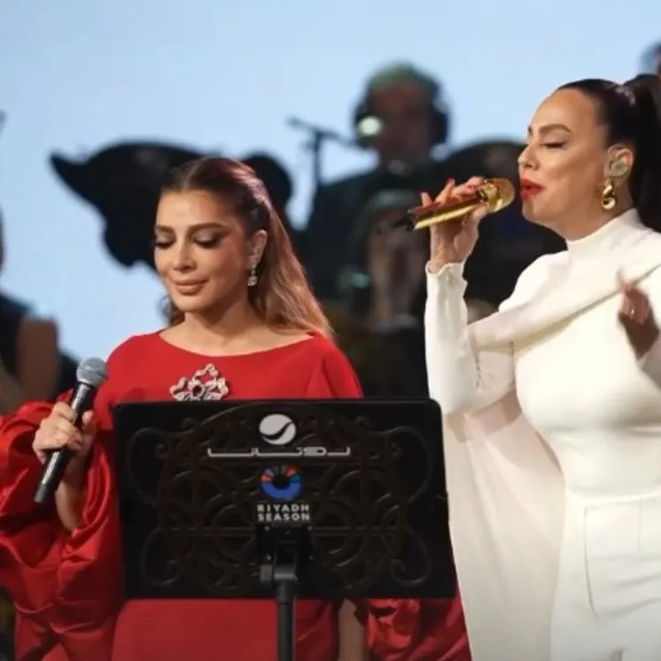 "Gönlümün Efendisi" iki dilde yankılandı! Ebru Gündeş ve Assala Riyad'ı salladı