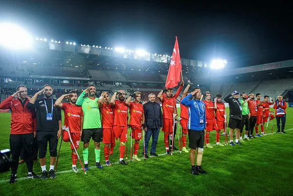 Ampute Futbol Milli Takımı İstanbul’a geldi