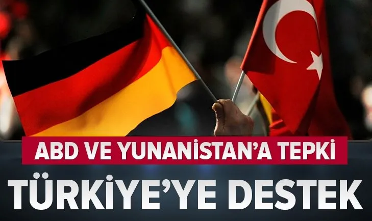 Almanya’dan Türkiye’ye yaptırım desteği! Yunanistan ve ABD’ye flaş cevap