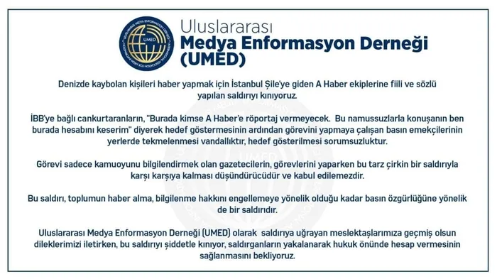 Son dakika: Şile’de A Haber ekibine saldırı! İBB’ye bağlı cankurtaranlar A Haber ekibini darp etti