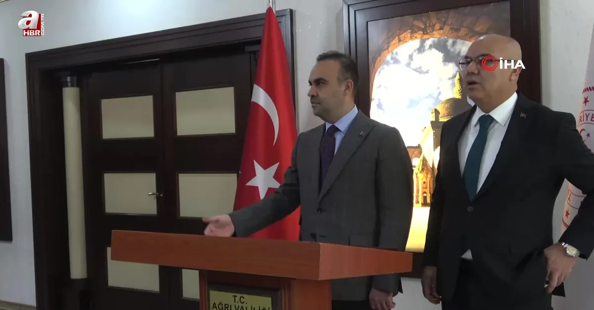 Sanayi ve Teknoloji Bakanı Kacır Ağrı'da