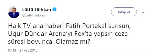 Lütfü Türkkan dalga konusu oldu