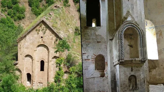 artvindeki-tekkale-manastiri-definecilerin-kacak-kazisinda-talan-edildi-1622272321088.jpg Artvin’deki Tekkale Manastırı definecilerin kaçak kazısında talan edildi - 1