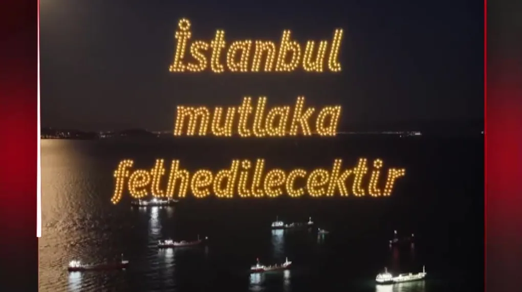 1453 DRONLA IŞIK GÖSTERİSİ