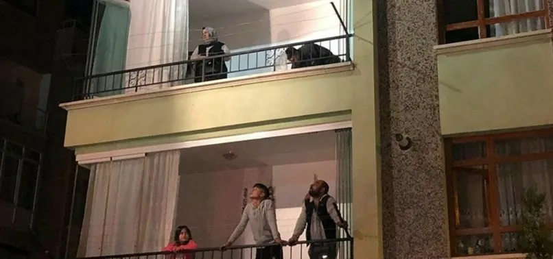 Ankar’da yangın paniği! Kurtarılmayı böyle beklediler