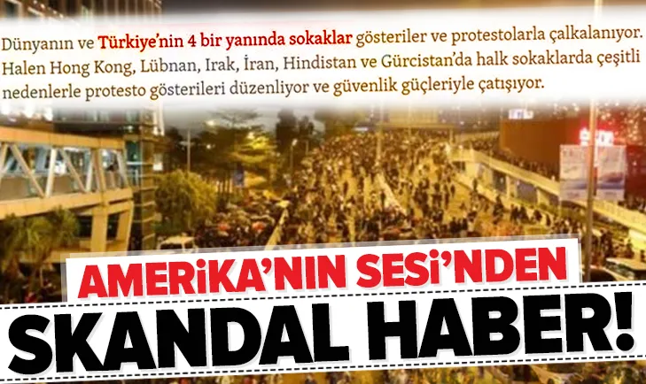 ‘Amerika’nın Sesi’nden skandal haber!Türkiye aleyhinde algı operasyonu