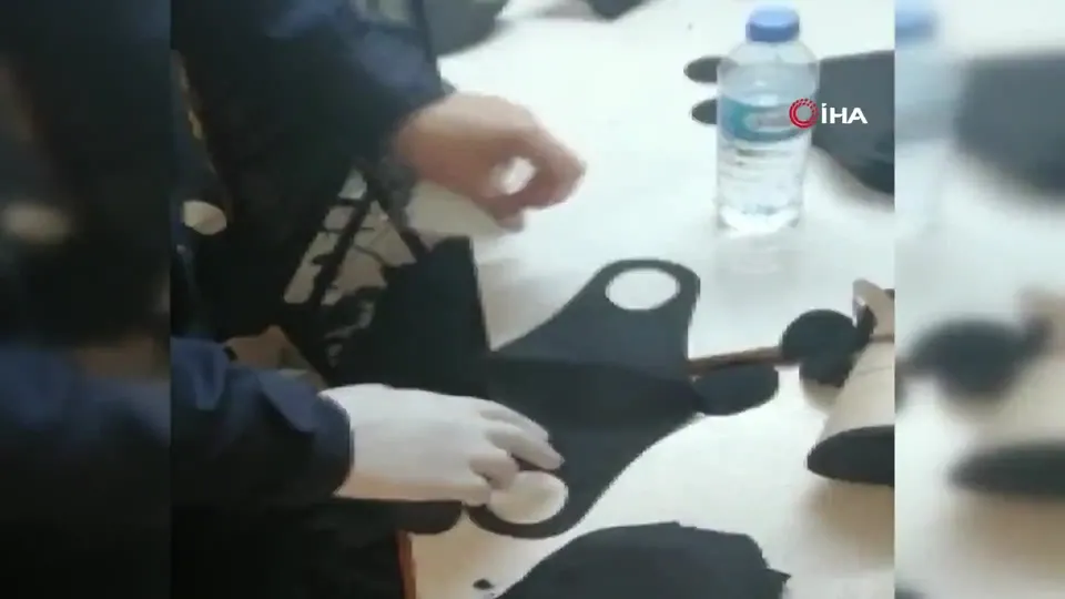 İstanbul Zeytinburnu’nda binlerce kaçak maske ele geçirildi! Atölyeler mühürlendi |Video