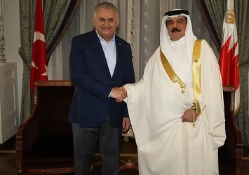 Başbakan Yıldırım, Bahreyn Kralı El Halife ile görüştü