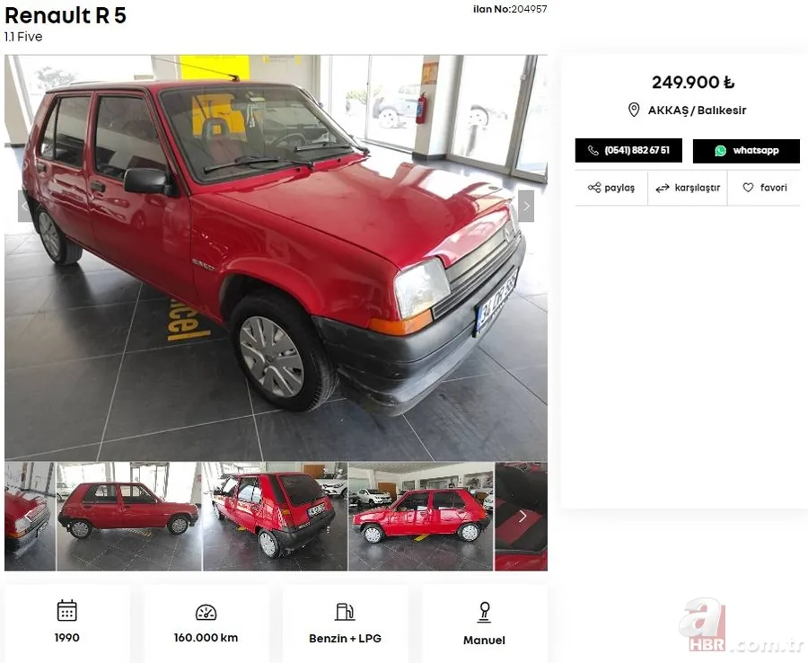 Listede en pahalı ikinci el araç 500 bin TL! Renault 12 ay garanti ile satışa sunuyor! İşte Renault, Peugeot, Fiat, Volkswagen, Hyundai, Opel…. 2